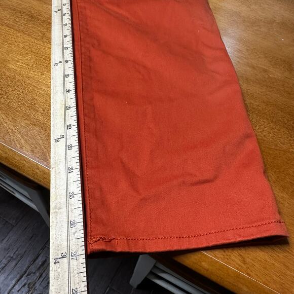 Chico's Sz 3 US 16 XL So Slimming Girlfriend Ankle Pant Burnt Orange Casual Fall - Picture 7 of 7